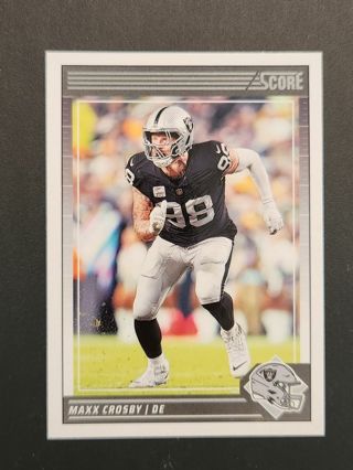 Las Vegas Raiders Maxx Crosby Football Card