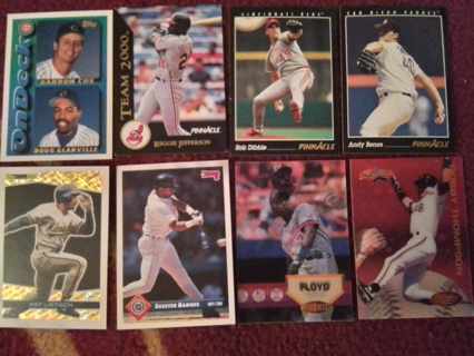 8 card baseball lot inserts rc