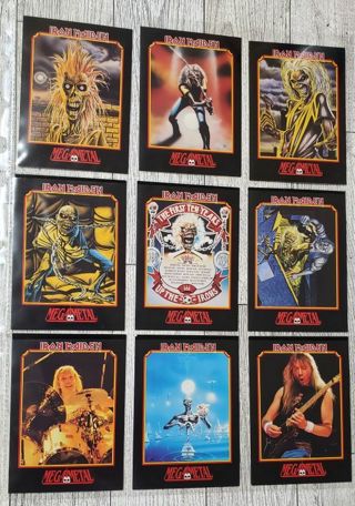 9 Iron Maiden 1991 Rock Cards