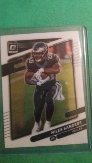 miles sanders football card free shipping