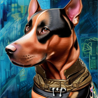 Listia Digital Collectible: [A17] Dog Art Collection: #002