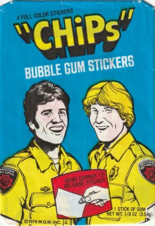 1979 Donruss Chips TV Series Wax Wrapper