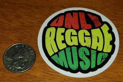 Bob Marley/Rasta/Reggae Sticker (#20)