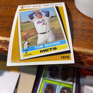 1986 topps turn back the clock 1976 Tom Seaver card 