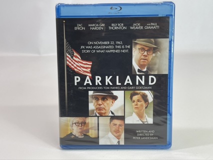 Parkland Blu-ray Movie NEW Zac Efron Sealed 