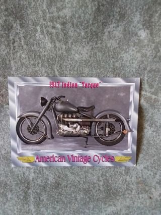 American Vintage Cycles Trading Card #77