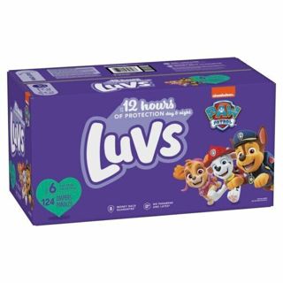 Luvs Ultra Leakguards Disposable Diapers Size 6 124 Count 1 Month Supply Secure