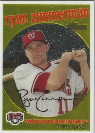 2008 Topps Heritage Chrome #C23 Ryan Zimmerman 1625/1959