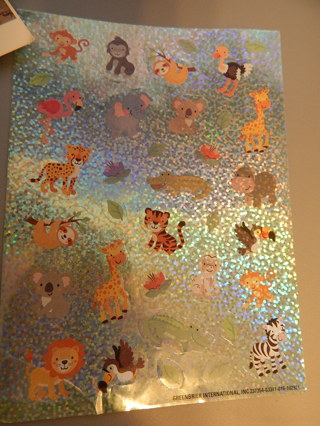  BABY ANIMALS (FOIL) new stickers. ~~ So cute!!