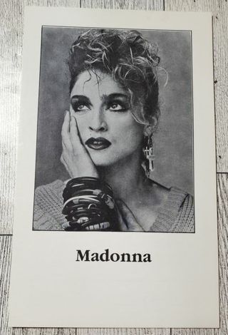 5 x 8" Madonna Pic & Facts cards