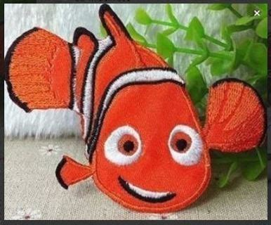 1 FINDING NEMO IRON ON Patch NEMO Fish Movie Clothing accessories Embroidery Applique Decoration