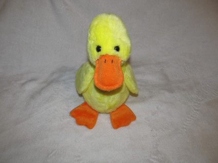 EASTER! Ty Beanie BUDDY "Quackers" the Yellow Duck Chick