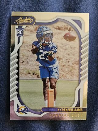 2022 Panini Absolute Yellow Rookie Kyren Williams