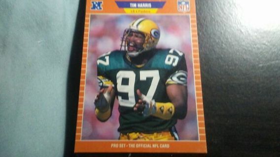 1989 NFL PRO SET TIM HARRIS GREEN BAY PACKERS FOOTBALL CARD# 131