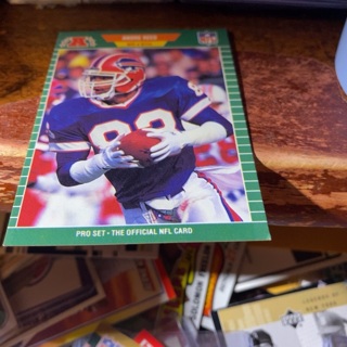 1989 pro set andre reed football card 