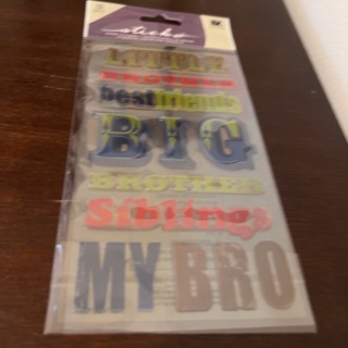 Sticko dimensional brother stickers 