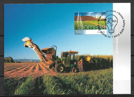 2004 Australia Sc2229 Renewable Energy: Biomass maxi card