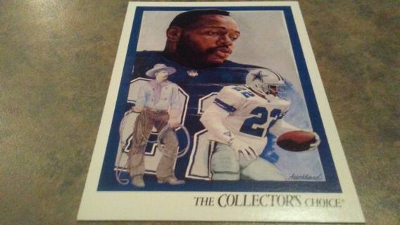 1992 UPPER DECK COLLECTORS CHOICE EMMITT SMITH DALLAS COWBOYS FOOTBALL CARD# 63