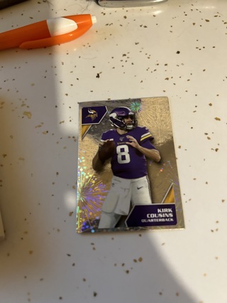 2020 panini sticker collection kirk cousins foil sticker