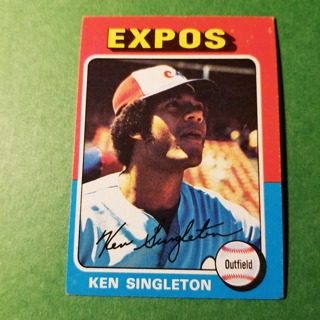 1975 - TOPPS BASEBALL CARD NO. 125 - KEN SINGLETON - EXPOS