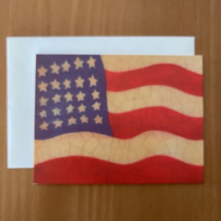 Flag Note Card