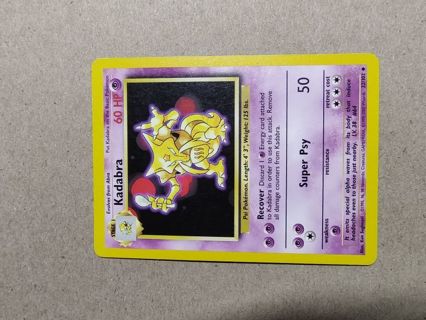 Pokemon Base Set Kadabra 32/102 #2