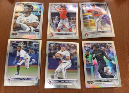 2022 Topps Chrome update baseball lot