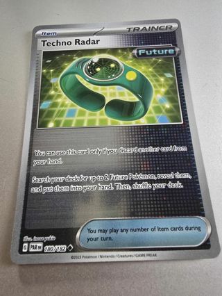 Pokemon Techno Radar reverse holo card 180/182