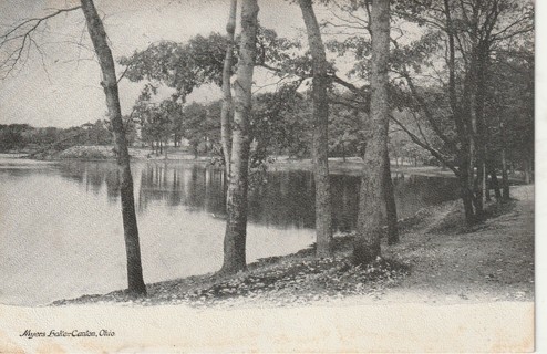 Vintage Used Postcard: g: Myers Lake, Canton, OH