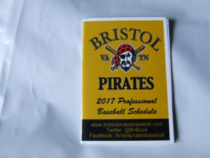 2017 Bristol Pirates Minor Baseball Schedule 