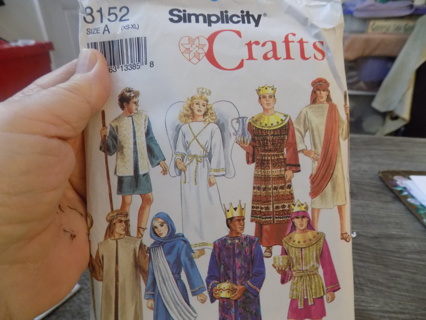 Simplicity Crafts Biblical Costumes # 2 Size A  X S through XL