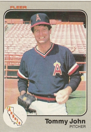 Free: 1983 Fleer #95 Tommy John California Angels Baseball Card ...