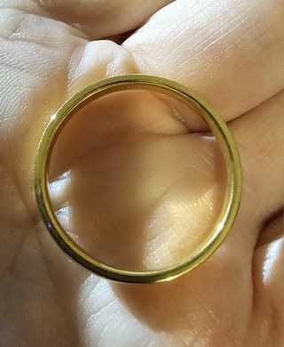 4mm Size 13 1/2 Man's Wedding Band