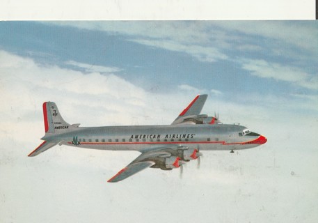 Vintage Unused Postcard: e: American Airlines