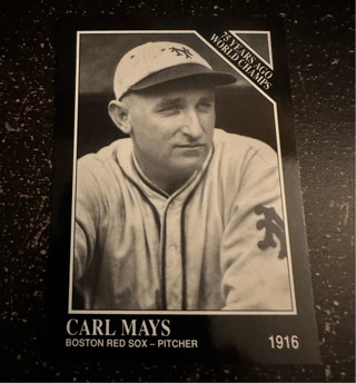 Carl mays 