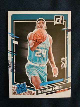 2023-24 Donruss Rated Rookie Brandon Miller