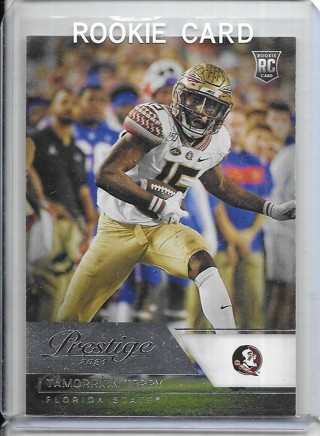 Tamorrion Terry 2021 Chronicles Draft Prestige #95 Rookie Card