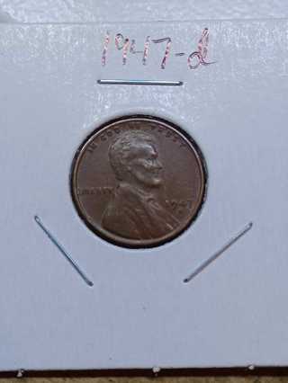 1947-D Lincoln Wheat Penny 32