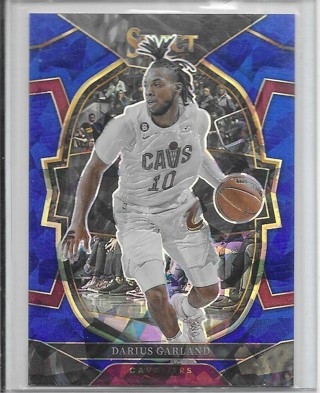 Darius Garland 2022-23 Select Prizm Blue Cracked Ice #6