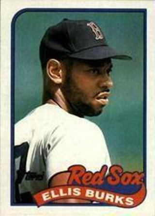 Ellis Burks 1989 Topps Boston Red Sox