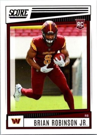 2022 SCORE BRIAN ROBINSON JR. ROOKIE CARD