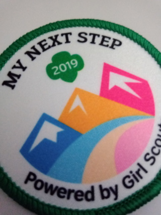 Pink & Blue My Next Step Patch 2019