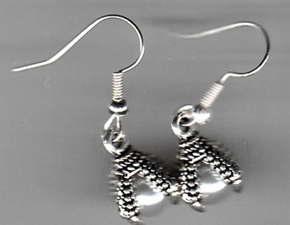 SP WHITE DRAGON CLAW EARRINGS (PLEASE READ DESCRIPTION) 