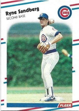 1988 FLEER RYNE SANDBERG CARD