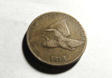 ★★ 1858 FLYING EAGLE CENT LL VG ★★ **ONE OF ONLY 3 YEARS**