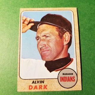 1968 - TOPPS BASEBALL CARD NO. 237 - ALVIN DARK - INDIANS