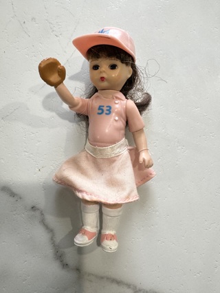 2003 MCD Madame Alexander Girl Playing Baseball Doll 