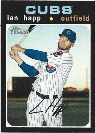 2020 TOPPS HERITAGE IAN HAPP CARD