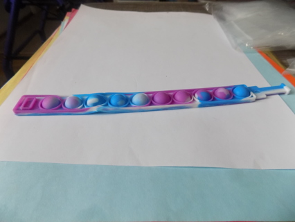 Purple and blue pop it bracelet