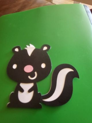 New Skunk scrapbooking